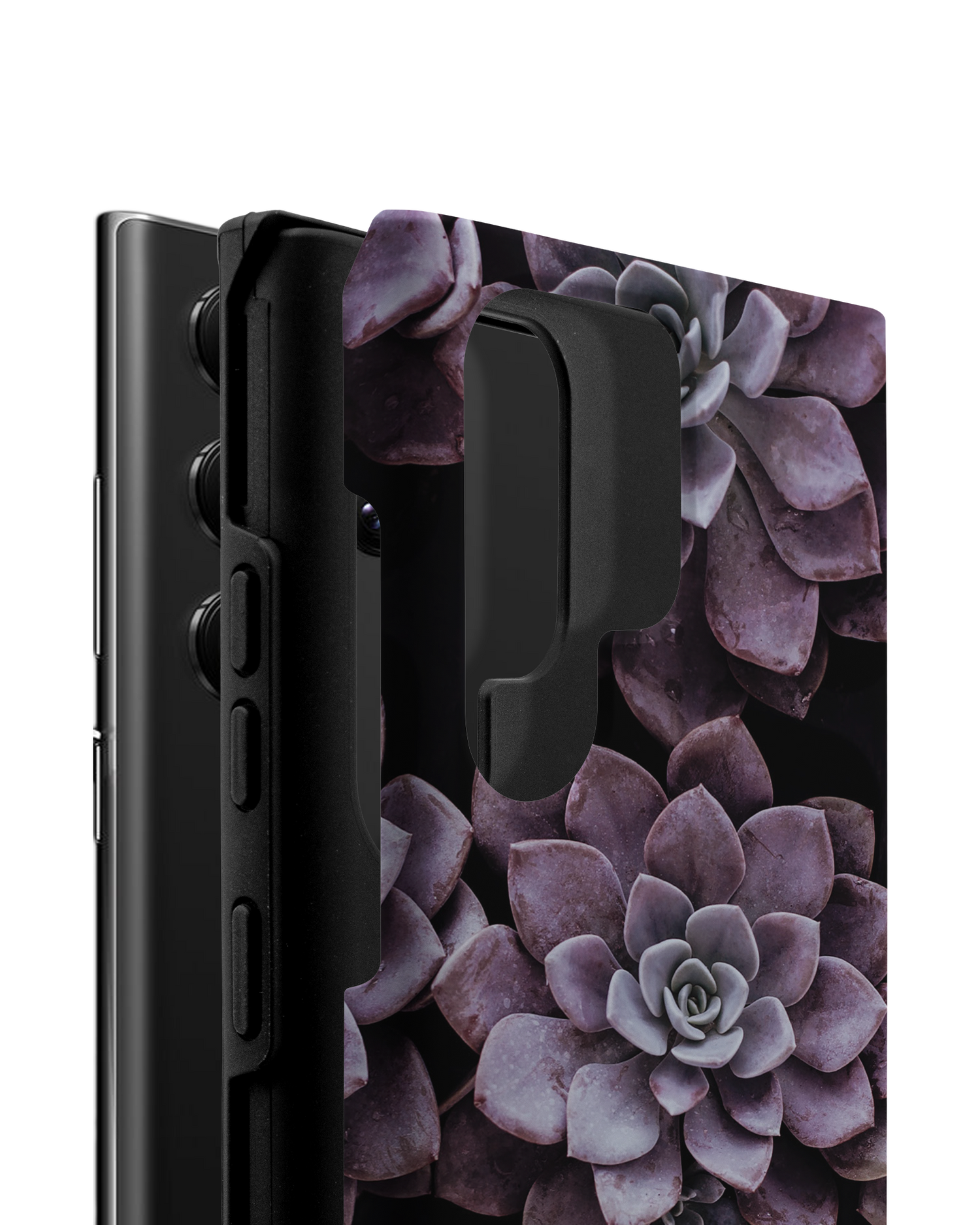 Purple Succulents Premium Handyhülle Samsung Galaxy S22 Ultra 5G