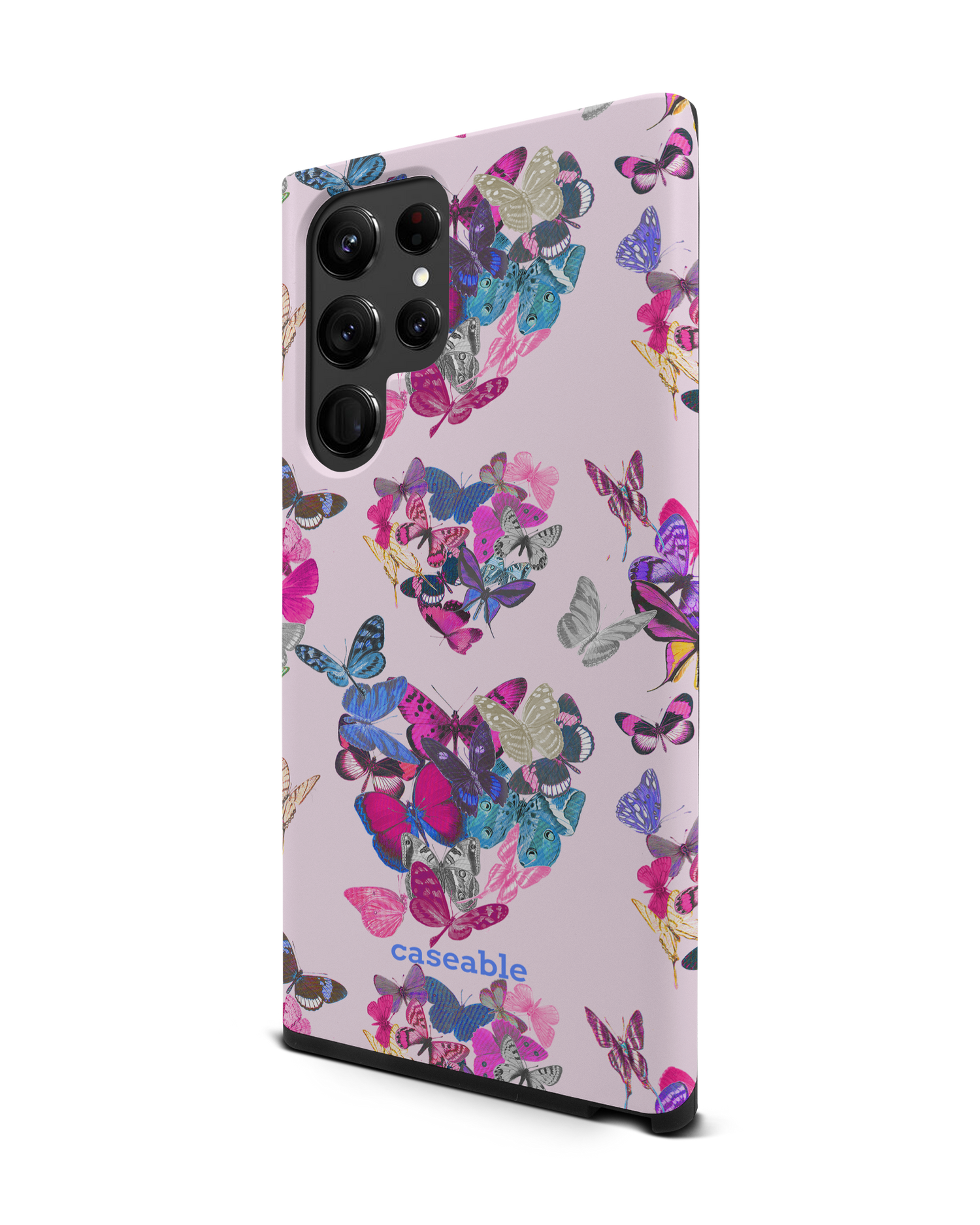Butterfly Love Premium Handyhülle Samsung Galaxy S22 Ultra 5G: Seitenansicht rechts