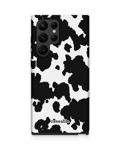 Cow Print Premium Handyhülle Samsung Galaxy S22 Ultra 5G