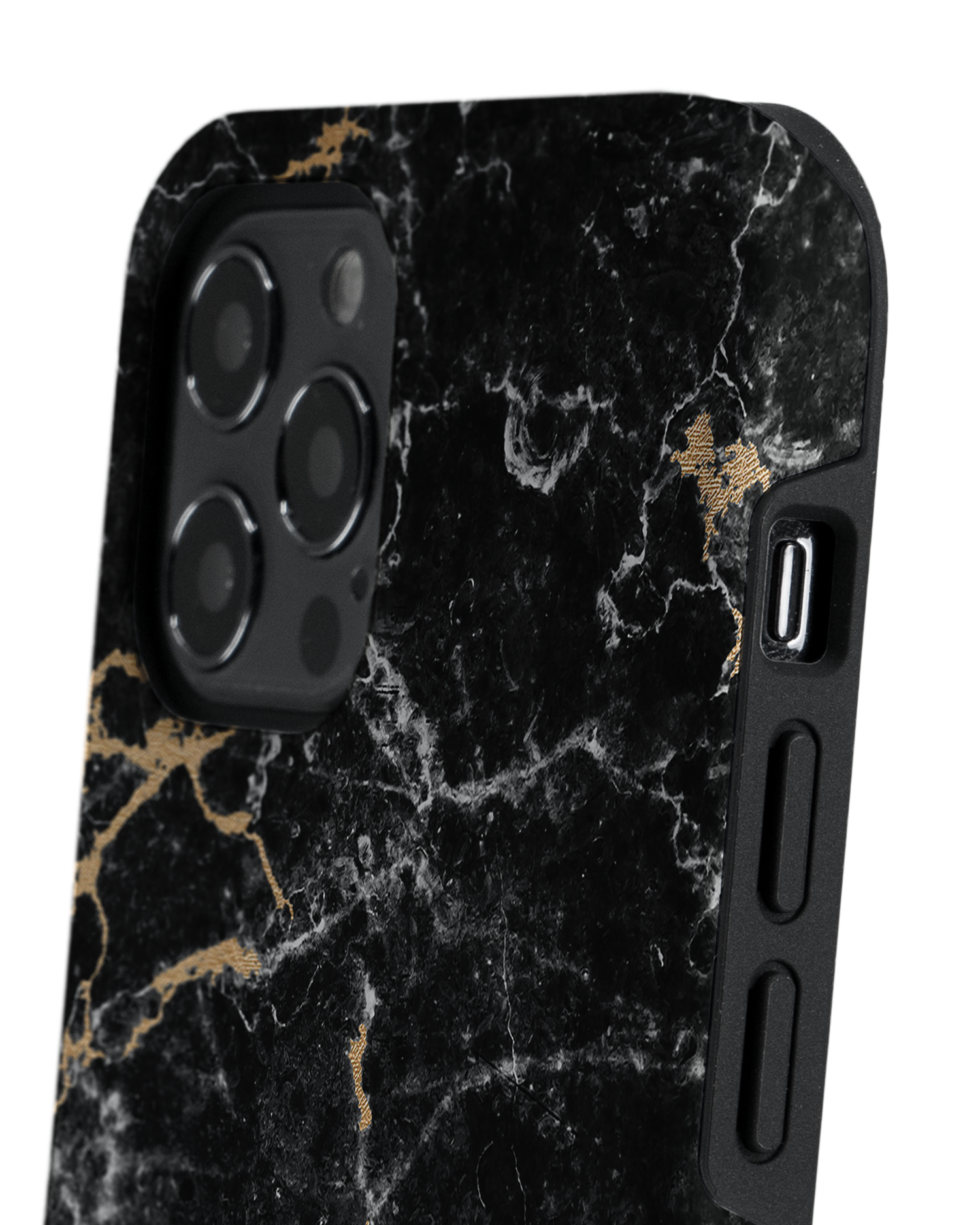 Marble and Gold Premium Handyhülle Apple iPhone 12 Pro Max: Detailansicht 2