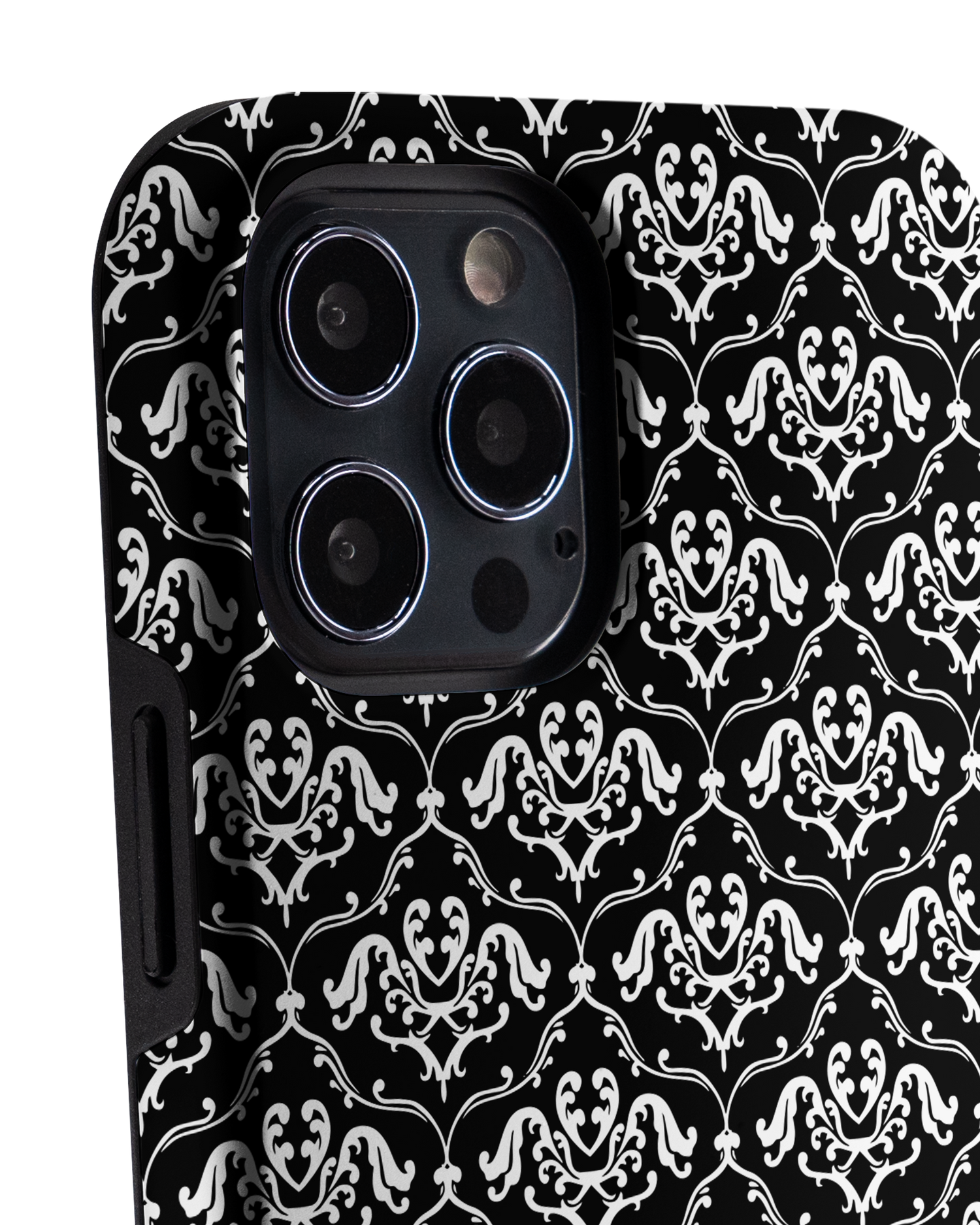 Black French Lillies Premium Handyhülle Apple iPhone 12 Pro Max: Detailansicht 1