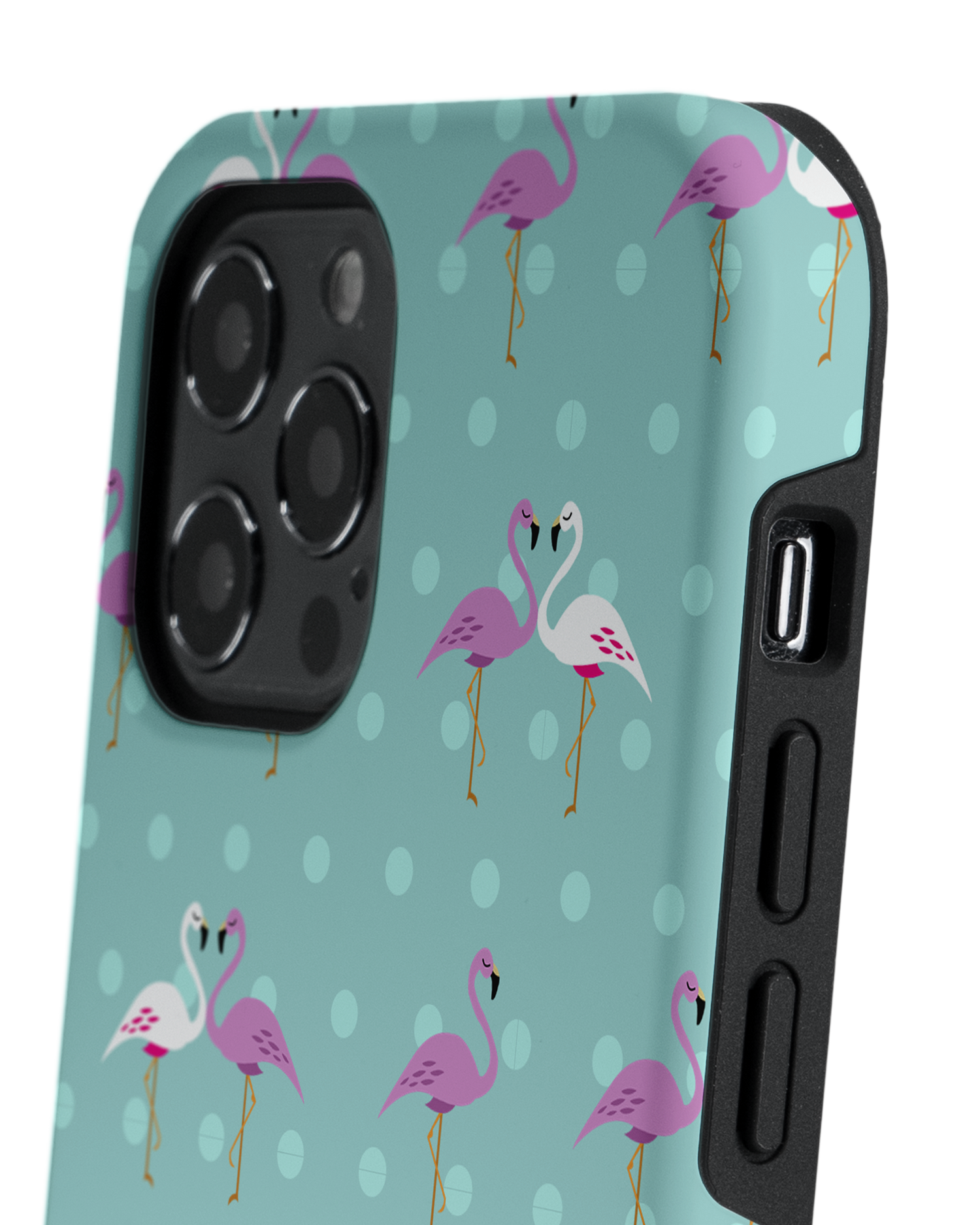 Two Flamingos Premium Handyhülle Apple iPhone 12 Pro Max