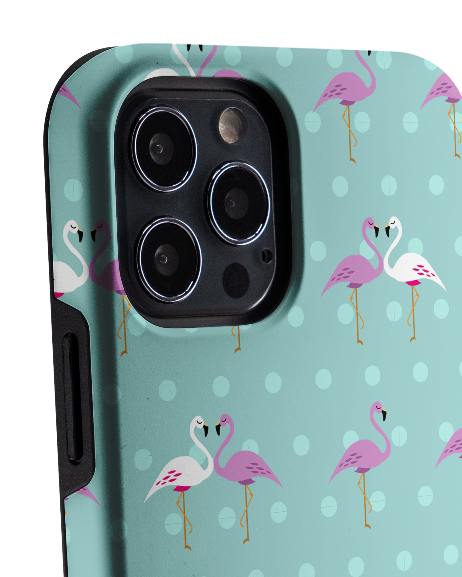Two Flamingos Premium Handyhülle Apple iPhone 12 Pro Max