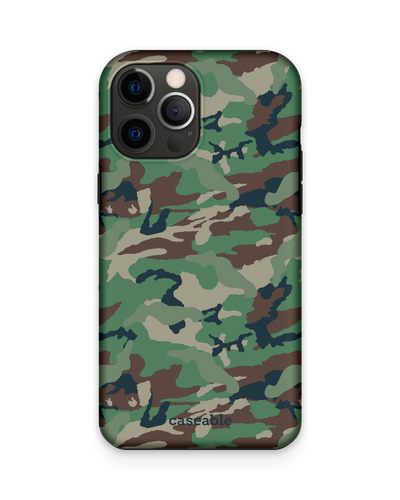 Green and Brown Camo Premium Handyhülle Apple iPhone 12 Pro Max