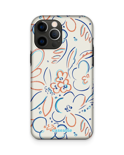 Bloom Doodles Premium Handyhülle Apple iPhone 12 Pro Max