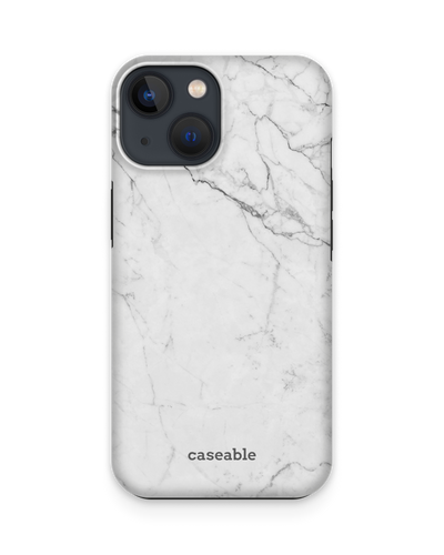 White Marble Premium Handyhülle Apple iPhone 13 mini