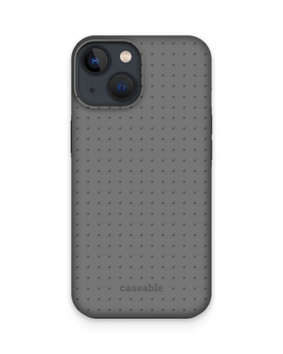 Dot Grid Grey Premium Handyhülle Apple iPhone 13 mini