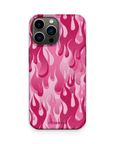 Pink Flames Premium Handyhülle Apple iPhone 13 Pro Max