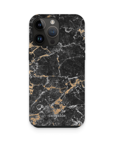 Marble and Gold Premium Handyhülle für Apple iPhone 15 Pro Max
