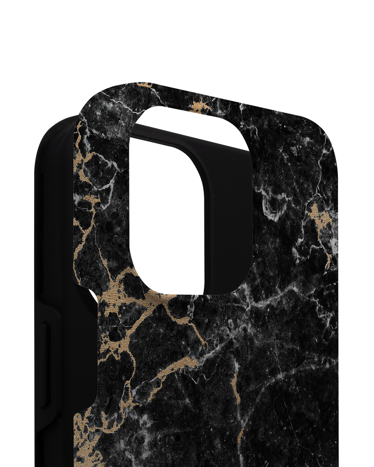 Marble and Gold Premium Handyhülle für Apple iPhone 14 Pro Max besteht aus 2 Teilen