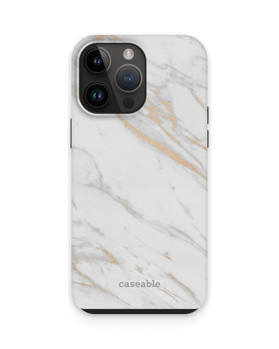 Gold Marble Elegance Premium Handyhülle für Apple iPhone 14 Pro Max