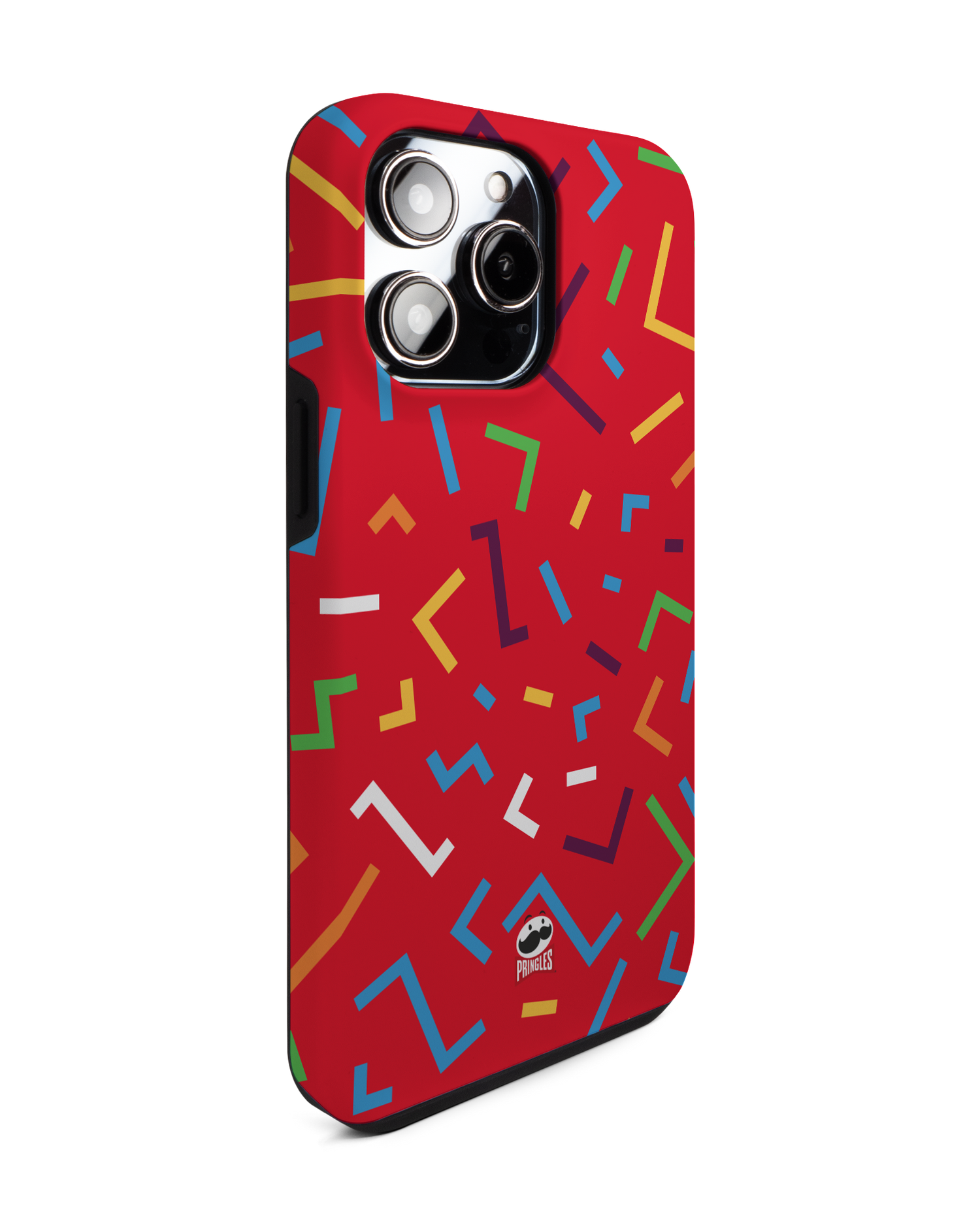 Pringles Confetti Premium Handyhülle für Apple iPhone 14 Pro Max: Seitenansicht links