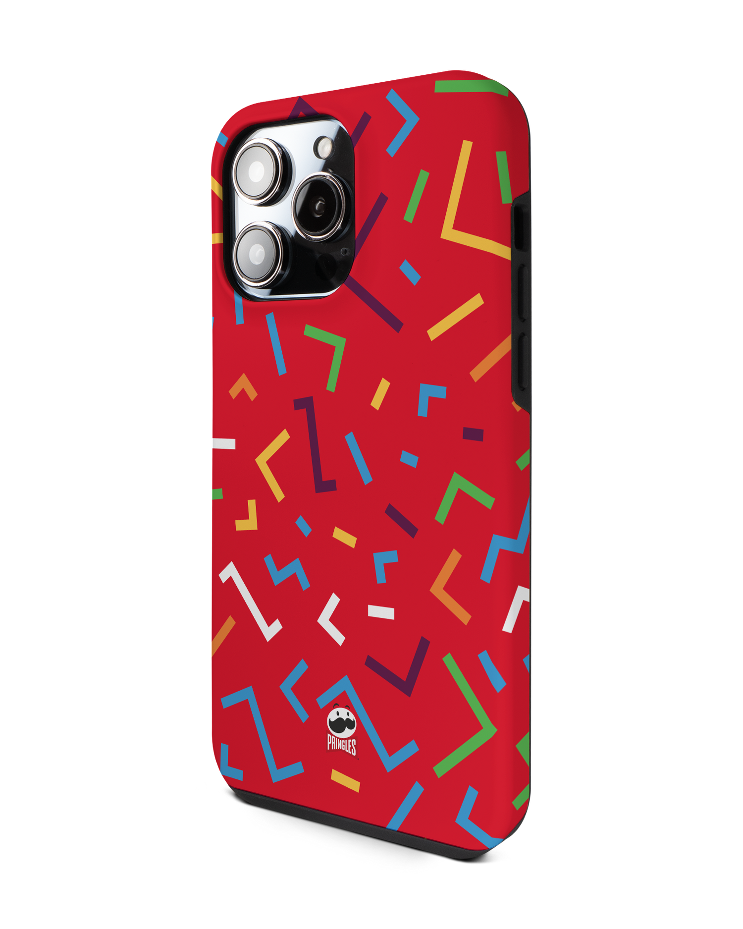 Pringles Confetti Premium Handyhülle für Apple iPhone 14 Pro Max: Seitenansicht rechts