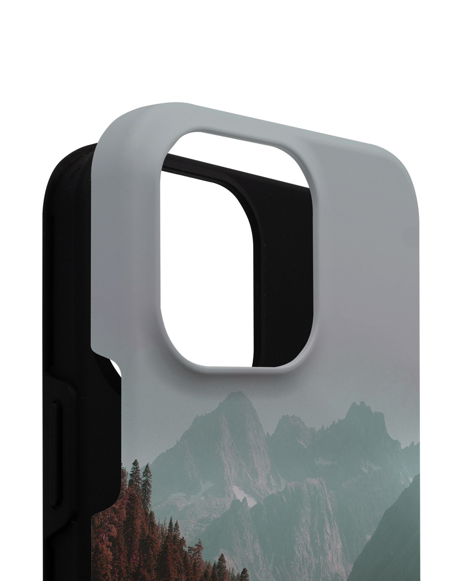 Into the Woods Premium Handyhülle für Apple iPhone 14 Pro Max besteht aus 2 Teilen