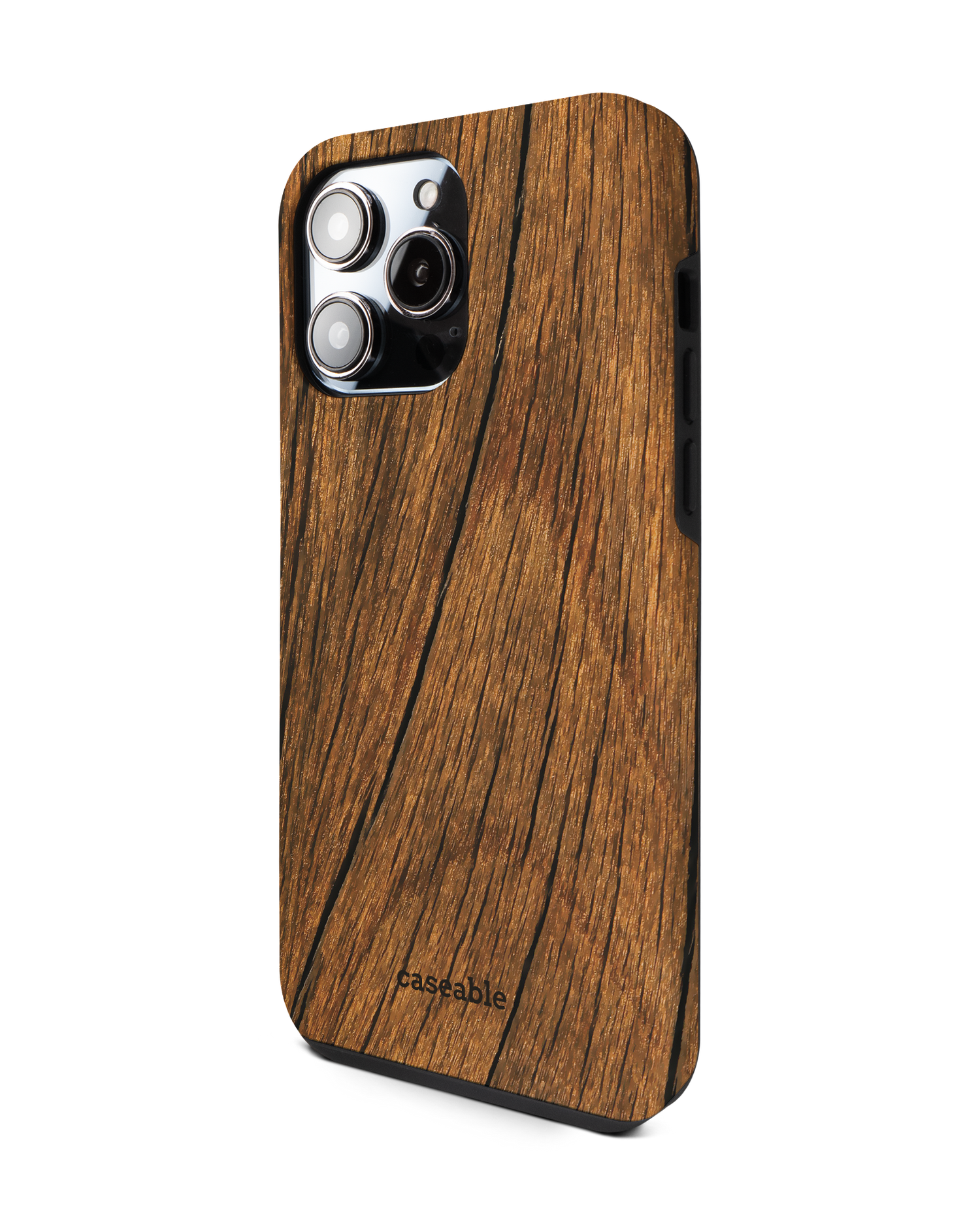 Wood Premium Handyhülle für Apple iPhone 14 Pro Max: Seitenansicht rechts