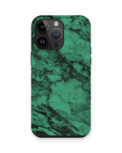 Green Marble Premium Handyhülle für Apple iPhone 15 Pro Max