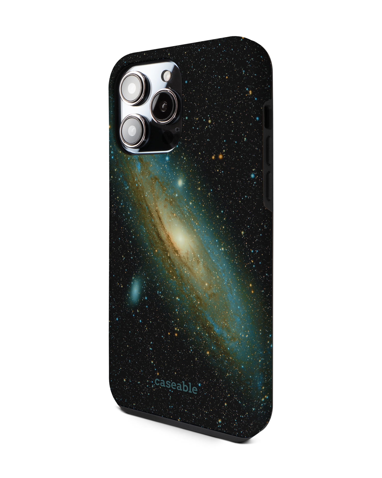 Outer Space Premium Handyhülle für Apple iPhone 14 Pro Max: Seitenansicht rechts