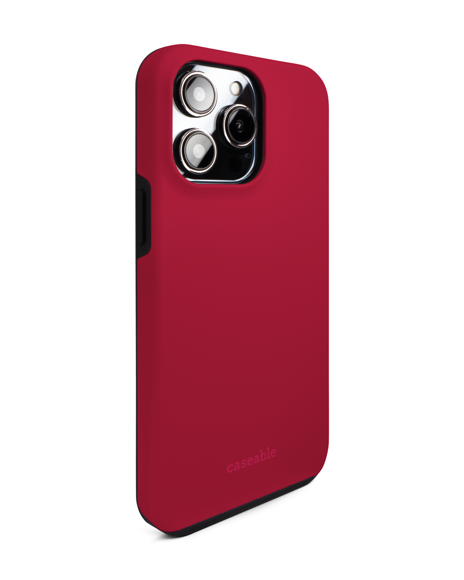 RED Premium Handyhülle für Apple iPhone 14 Pro Max: Seitenansicht links