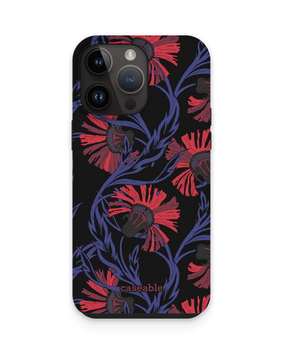 Midnight Floral Premium Handyhülle für Apple iPhone 15 Pro Max