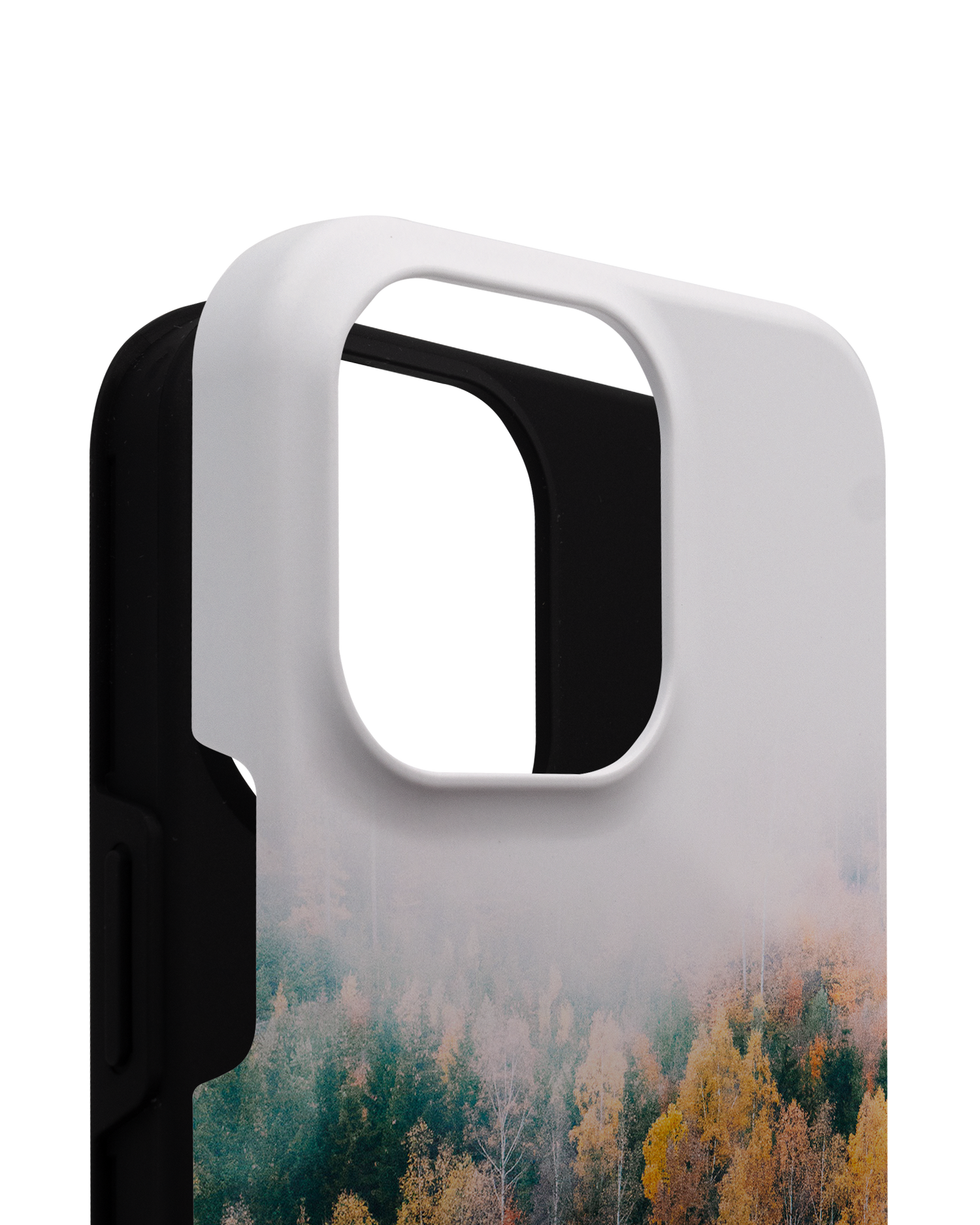 Fall Fog Premium Handyhülle für Apple iPhone 14 Pro Max besteht aus 2 Teilen
