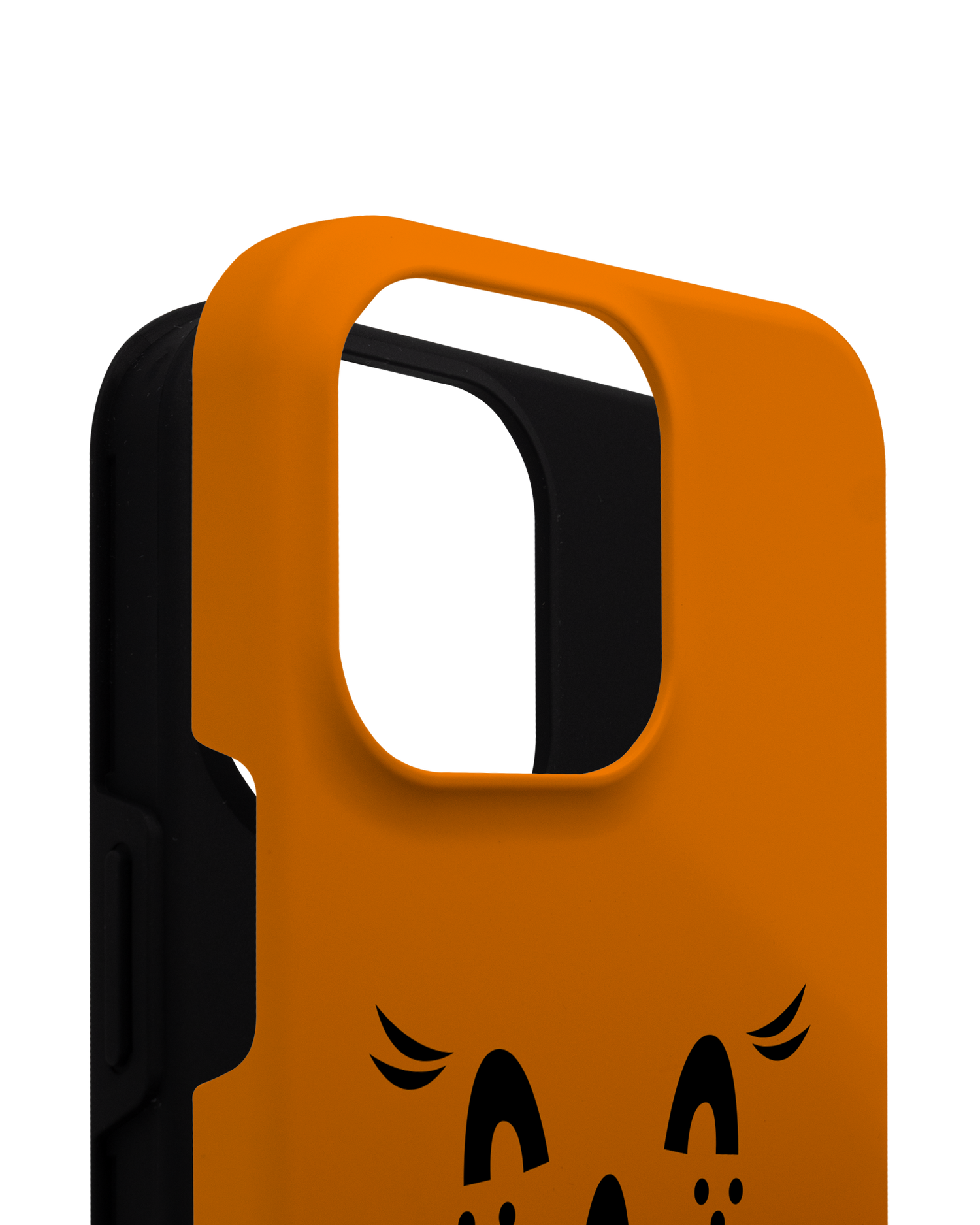 Pumpkin Smiles Premium Handyhülle für Apple iPhone 14 Pro Max besteht aus 2 Teilen