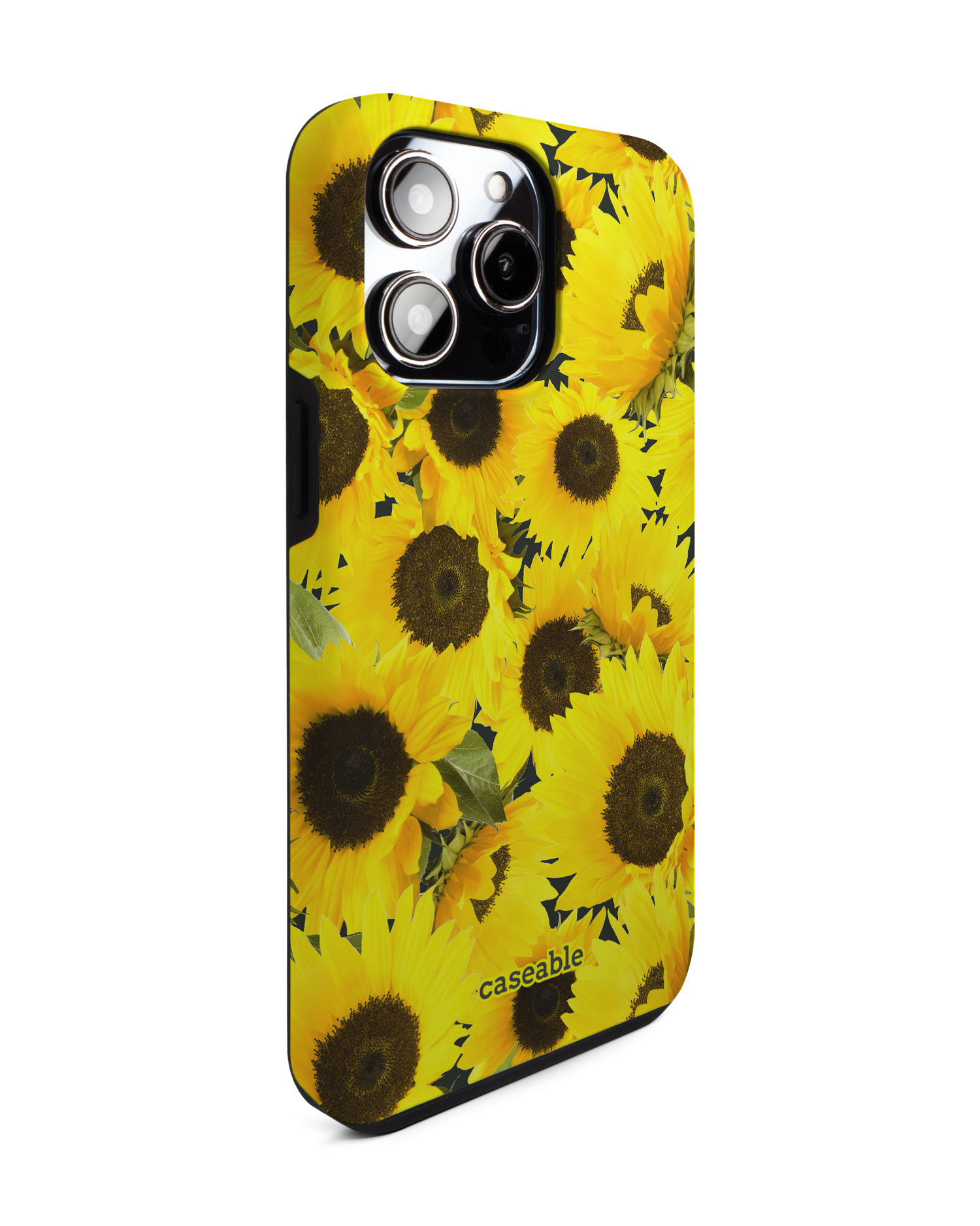 Sunflowers Premium Handyhülle für Apple iPhone 14 Pro Max: Seitenansicht links