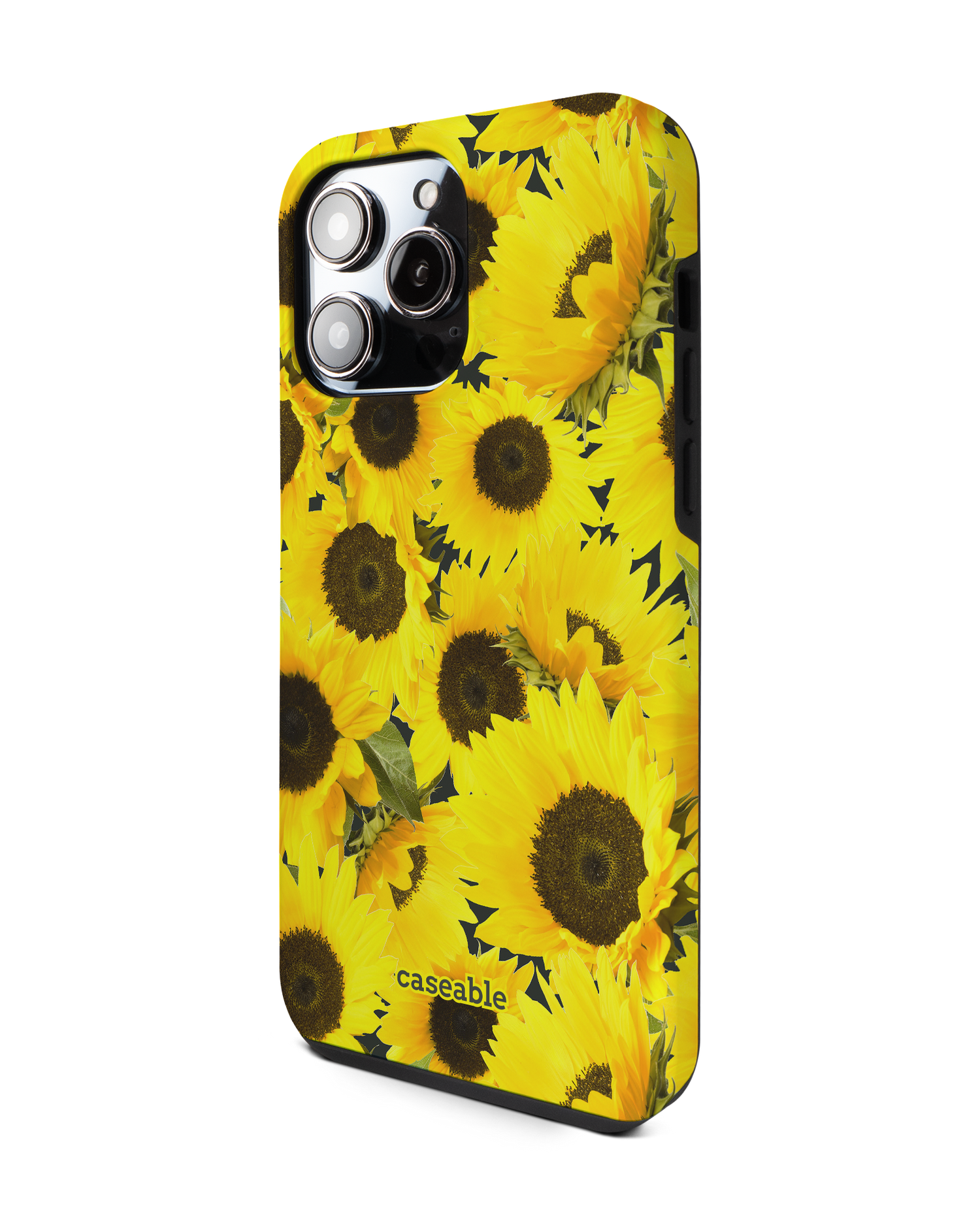 Sunflowers Premium Handyhülle für Apple iPhone 14 Pro Max: Seitenansicht rechts