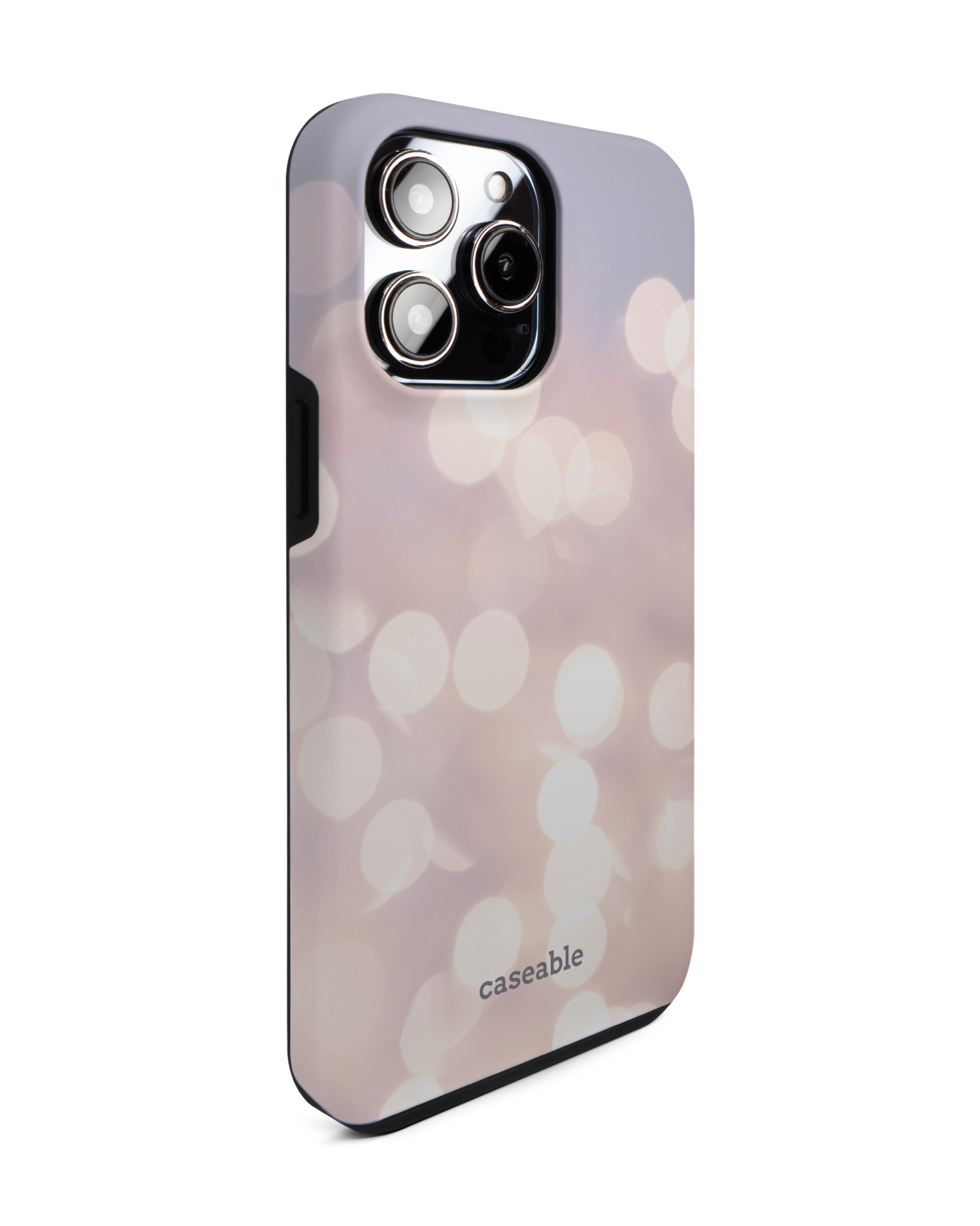 Winter Lights Premium Handyhülle für Apple iPhone 14 Pro Max: Seitenansicht links