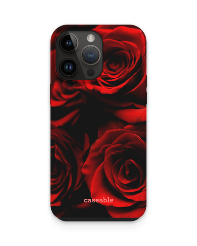 Red Roses Premium Handyhülle für Apple iPhone 14 Pro Max