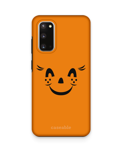 Pumpkin Smiles Premium Handyhülle Samsung Galaxy S20