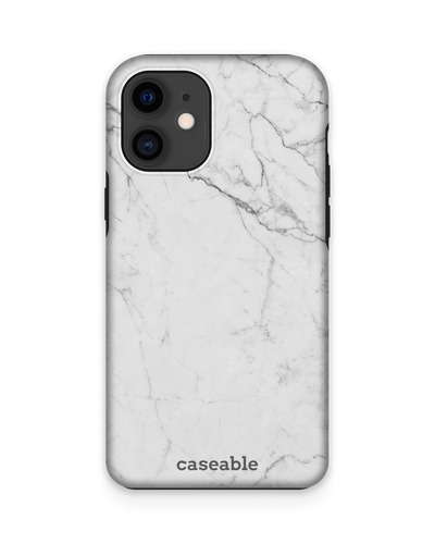 White Marble Premium Handyhülle Apple iPhone 12 mini