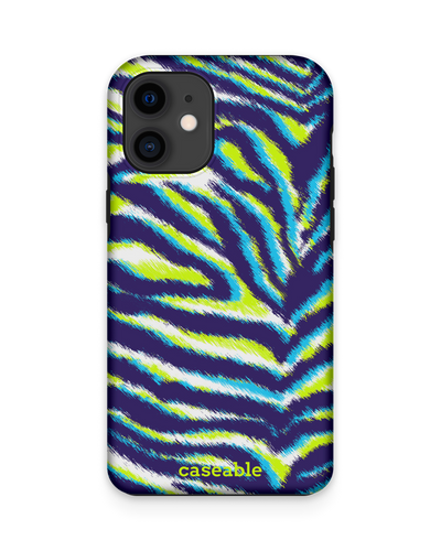 Neon Zebra Premium Handyhülle Apple iPhone 12 mini