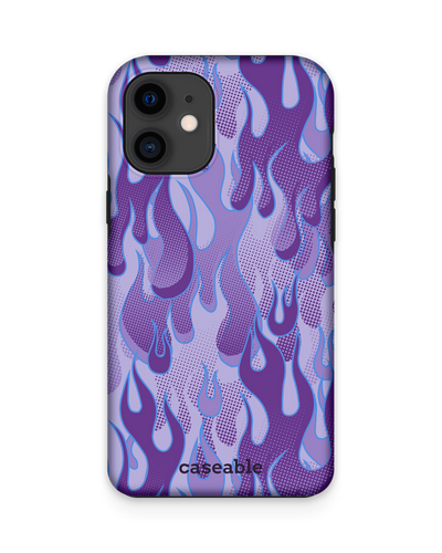 Purple Flames Premium Handyhülle Apple iPhone 12 mini