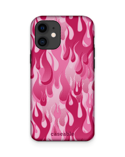 Pink Flames Premium Handyhülle Apple iPhone 12 mini