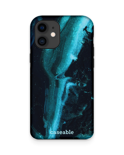 Deep Turquoise Sparkle Premium Handyhülle Apple iPhone 12 mini