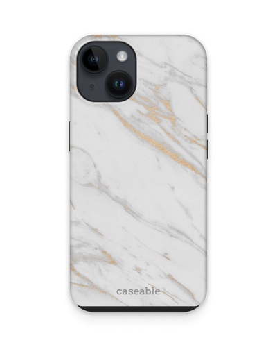 Gold Marble Elegance Premium Handyhülle für Apple iPhone 14