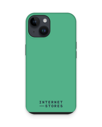 ISG Neon Green Premium Handyhülle für Apple iPhone 15