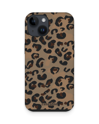 Leopard Repeat Premium Handyhülle für Apple iPhone 14
