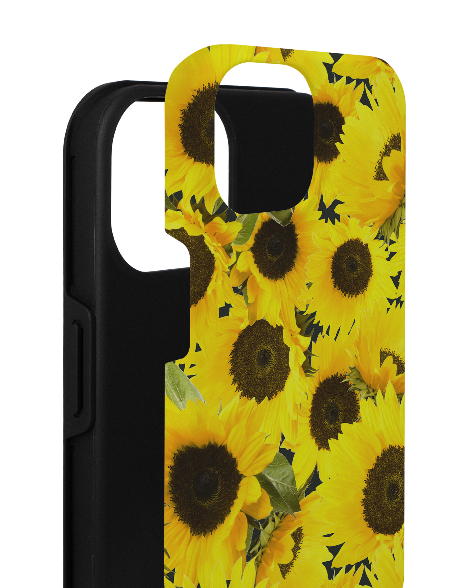 Sunflowers Premium Handyhülle für Apple iPhone 14 besteht aus 2 Teilen