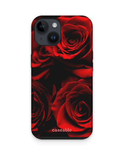 Red Roses Premium Handyhülle für Apple iPhone 14