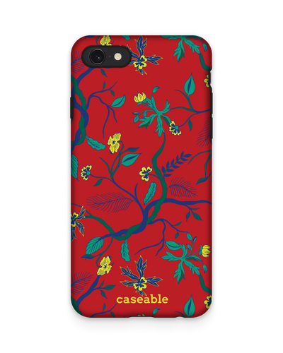 Ultra Red Floral Premium Handyhülle Apple iPhone 6, Apple iPhone 6s