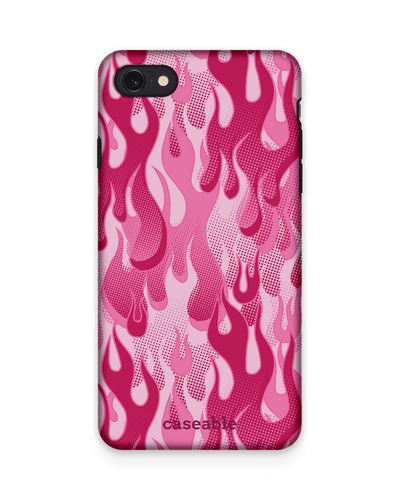 Pink Flames Premium Handyhülle Apple iPhone 7, Apple iPhone 8, Apple iPhone SE (2020), Apple iPhone SE (2022)