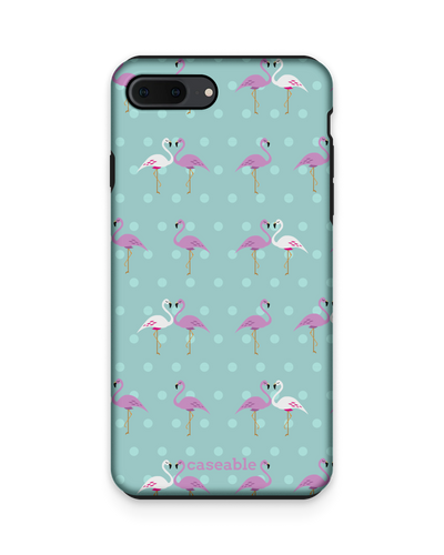 Two Flamingos Premium Handyhülle Apple iPhone 7 Plus, Apple iPhone 8 Plus