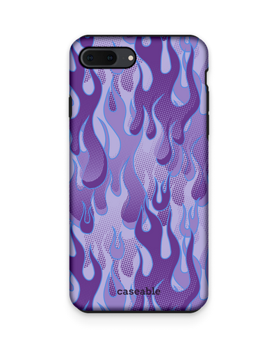 Purple Flames Premium Handyhülle Apple iPhone 7 Plus, Apple iPhone 8 Plus