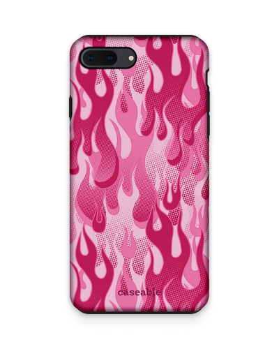 Pink Flames Premium Handyhülle Apple iPhone 7 Plus, Apple iPhone 8 Plus