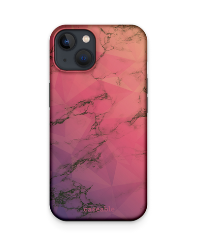 Marbled Triangles Premium Handyhülle Apple iPhone 13