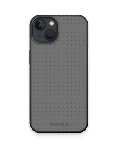 Dot Grid Grey Premium Handyhülle Apple iPhone 13