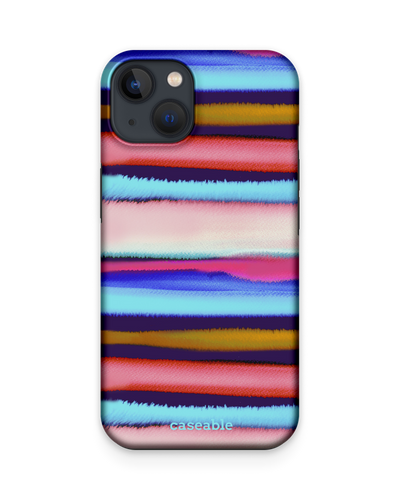 Watercolor Stripes Premium Handyhülle Apple iPhone 13