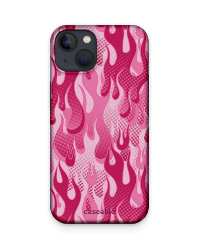 Pink Flames Premium Handyhülle Apple iPhone 13