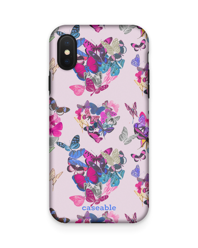 Butterfly Love Premium Handyhülle Apple iPhone X, Apple iPhone XS